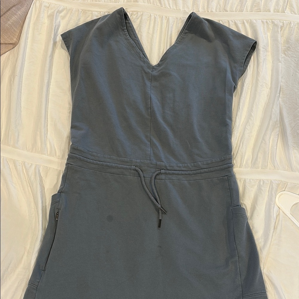 Patagonia Active Gray V-Neck Dress